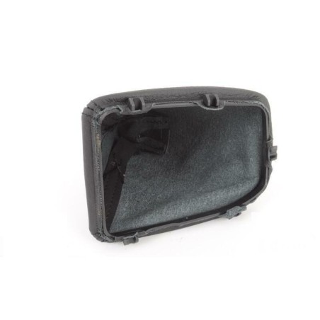 Housse en cuir noir pour levier de vitesses automatique - Pièce d'origine BMW 25167592029 - Conduite à droite.