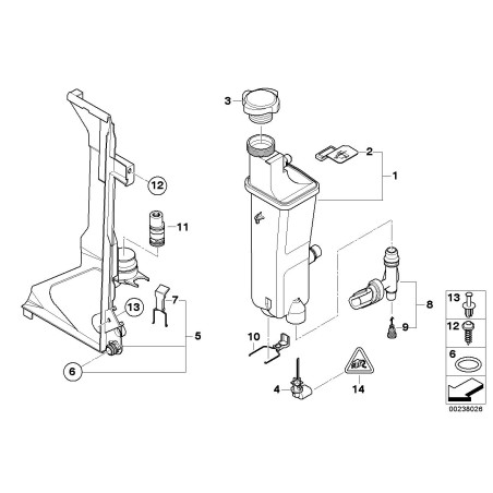 Thermostat de transmission automatique - Pièce d'origine BMW 17111437362