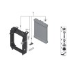 Radiateur auxiliaire - Pièce d'origine BMW 17117586544 Radiateur auxiliaire - Pièce d'origine BMW 17117586544