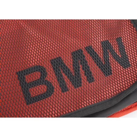 Poche de dossier de siège sport Fb. Noir/Rouge - Pièce d'origine BMW 52122219889