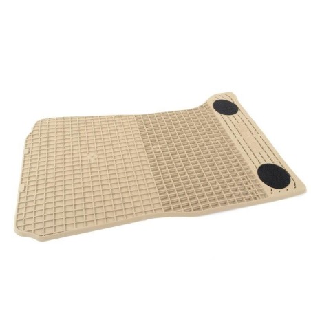 Ensemble de tapis de sol en caoutchouc de la ligne de base - Pièce d'origine BMW 51472153726 pour l'avant.