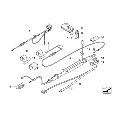 Câble de batterie négatif - Pièce d'origine BMW 61129215949