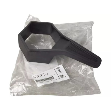 Bouchon central de roue en alliage BBS de 80 mm avec outil de démontage de l'écrou - Pièce d'origine BMW 36131179325