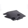 Tapis de sol en caoutchouc toutes saisons noirs - Pièce d'origine BMW 51470428949 pour l'avant. Tapis de sol en caoutchouc toutes saisons noirs - Pièce d'origine BMW 51470428949 pour l'avant.