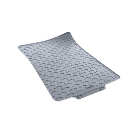 Tapis de sol en caoutchouc toutes saisons noirs - Pièce d'origine BMW 51470428949 pour l'avant. Tapis de sol en caoutchouc toutes saisons noirs - Pièce d'origine BMW 51470428949 pour l'avant.