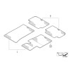 Tapis de sol en caoutchouc toutes saisons noirs - Pièce d'origine BMW 51470428949 pour l'avant. Tapis de sol en caoutchouc toutes saisons noirs - Pièce d'origine BMW 51470428949 pour l'avant.