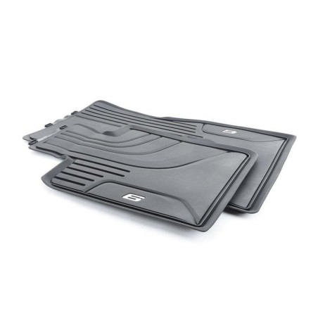 Tapis de sol en caoutchouc toutes saisons noirs avant - Pièce d'origine BMW 51472446289 Tapis de sol en caoutchouc toutes saisons noirs avant - Pièce d'origine BMW 51472446289