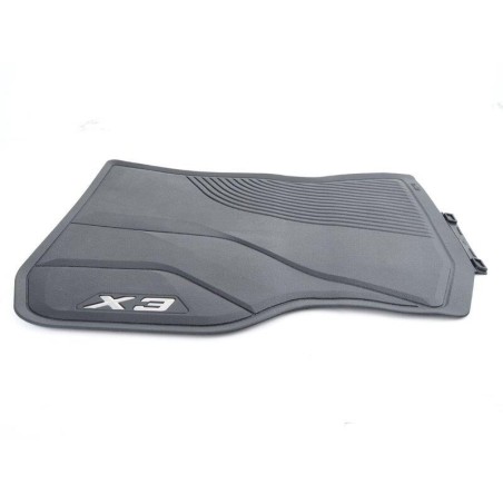 Tapis de sol en caoutchouc toutes saisons noirs avant - Pièce d'origine BMW 51472450511