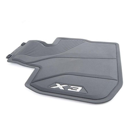 Tapis de sol en caoutchouc toutes saisons noirs avant - Pièce d'origine BMW 51472450511