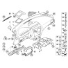 Tableau de bord noir Déflecteur de dégivrage gauche 7130449 - Pièce d'origine BMW 51457130449 Tableau de bord noir Déflecteur de dégivrage gauche 7130449 - Pièce d'origine BMW 51457130449