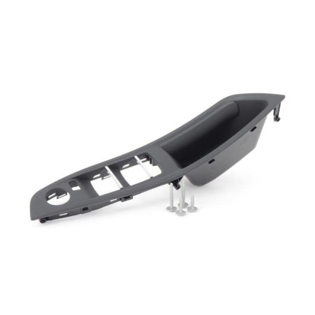 Garniture de poignée de porte avant noire gauche - Pièce d'origine BMW 51417225865
