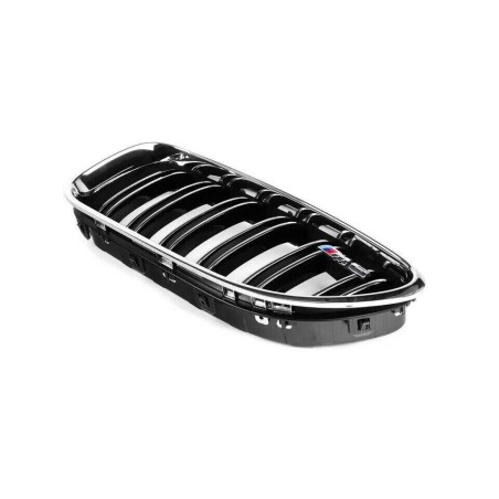 Grilles de calandre avant noires - Ensemble de deux pièces d'origine BMW 51712352810 / 51712352809 Grilles de calandre avant noires - Ensemble de deux pièces d'origine BMW 51712352810 / 51712352809