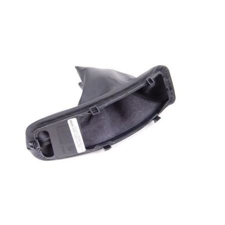 Housse de levier de frein à main en cuir noir RHD - Pièce d'origine BMW 34427155625