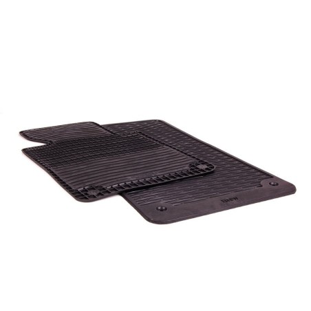 Tapis de sol en caoutchouc noir avant - Pièce d'origine BMW 82559408540