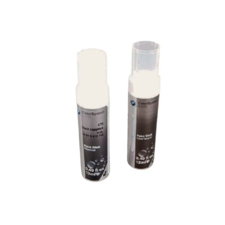 Bâton de peinture de retouche métallique noir saphir - Pièce d'origine BMW 51910419748KT Bâton de peinture de retouche métallique noir saphir - Pièce d'origine BMW 51910419748KT