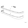 Clip de fixation de spoiler noir - Pièce d'origine BMW 51711945568 Clip de fixation de spoiler noir - Pièce d'origine BMW 51711945568