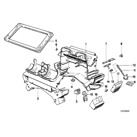 Résistance du souffleur - Pièce d'origine BMW 64111381784