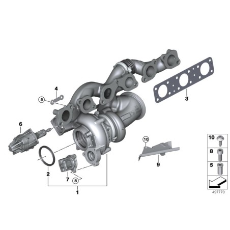 Soupape de décharge - Pièce d'origine BMW 11657609210