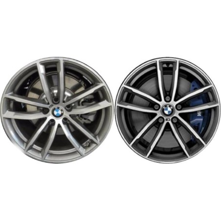 Roue en alliage léger à double rayon 662M 18" - Pièce d'origine BMW 36117855081