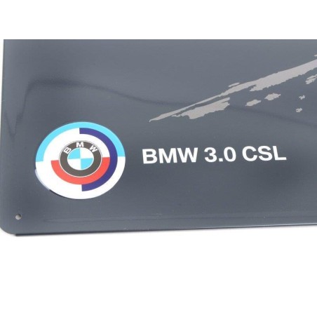 Plaque en métal Motorsport 3.0 CSL - Pièce d'origine BMW 80232445949 Plaque en métal Motorsport 3.0 CSL - Pièce d'origine BMW 80232445949