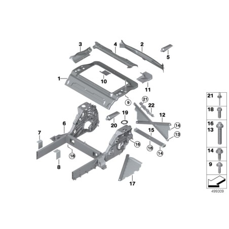 Adhésif pour carrosserie K1 - Pièce d'origine BMW 83190413015 Adhésif pour carrosserie K1 - Pièce d'origine BMW 83190413015