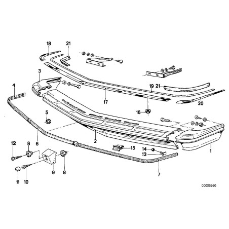 Clip de carrosserie - Pièce d'origine BMW 51131816046