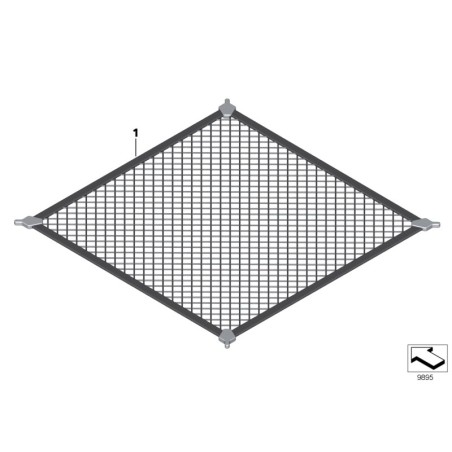 Filet de coffre - Pièce d'origine BMW 51479410838