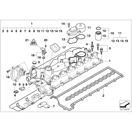 Tuyau de reniflard - Pièce d'origine BMW 11127793163 Tuyau de reniflard - Pièce d'origine BMW 11127793163