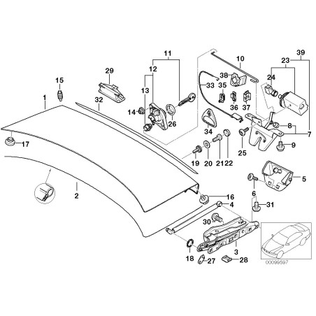 Tampon - Pièce d'origine BMW 51248138663