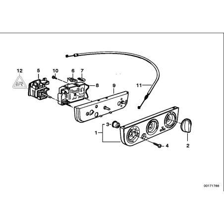 Ampoule - Pièce d'origine BMW 64118390933