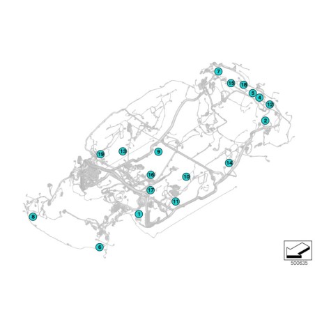Douille d'ampoule avec ampoule - Pièce d'origine BMW 61131378465