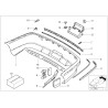 Revêtement de pare-chocs - Pièce d'origine BMW 51128159367 Revêtement de pare-chocs - Pièce d'origine BMW 51128159367