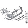 Support de couverture de pare-chocs - Pièce d'origine BMW 51127227757 Support de couverture de pare-chocs - Pièce d'origine BMW 51127227757