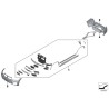 Revêtement de pare-chocs apprêté - Pièce d'origine BMW 51128058060 Revêtement de pare-chocs apprêté - Pièce d'origine BMW 51128058060