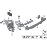 Support de pare-chocs arrière droit - Pièce d'origine BMW 51127338764 Support de pare-chocs arrière droit - Pièce d'origine BMW 51127338764