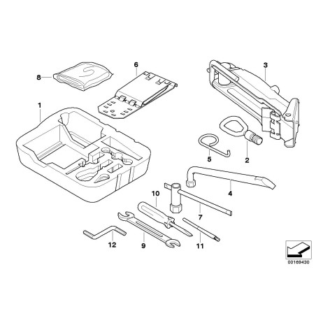 Crochet de remorquage de pare-chocs - Pièce d'origine BMW 72157203519