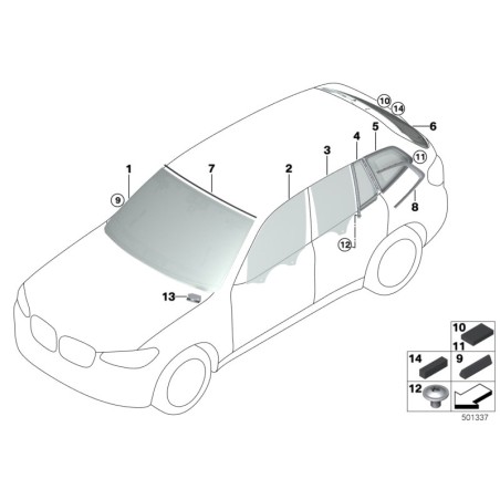 Butée de choc - Pièce d'origine BMW 51312996980