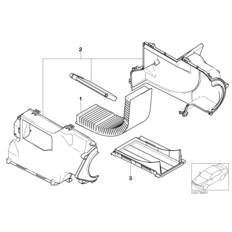 Filtre à habitacle à charbon actif - Pièce d'origine BMW 64311496710 Filtre à habitacle à charbon actif - Pièce d'origine BMW 64311496710