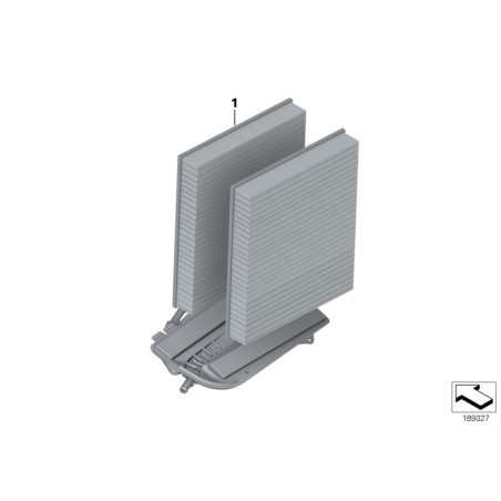 Filtre d'habitacle - Pièce d'origine BMW 64119163329