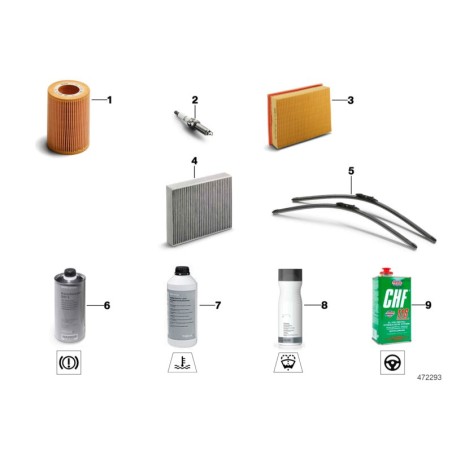 Filtre d'habitacle - Pièce d'origine BMW 64119272642