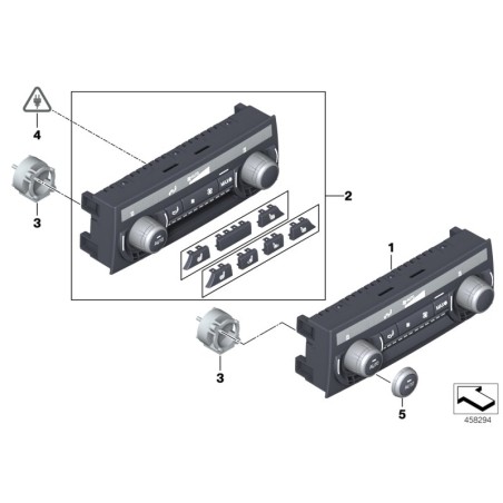 Capteur de température de la cabine - Pièce d'origine BMW 64116910342