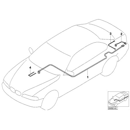 Câble CD - Pièce d'origine BMW 65128360756