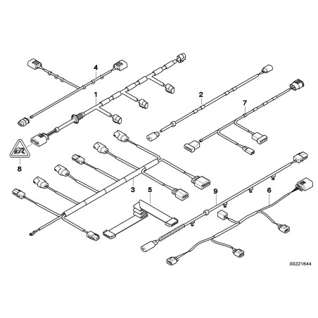 Câble - Pièce d'origine BMW 61126950093 Câble - Pièce d'origine BMW 61126950093