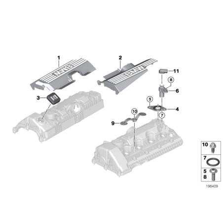 Capteur de position d'arbre à cames 4.4 4.8is Essence - Pièce d'origine BMW 12147539172 Capteur de position d'arbre à cames 4.4 4.8is Essence - Pièce d'origine BMW 12147539172