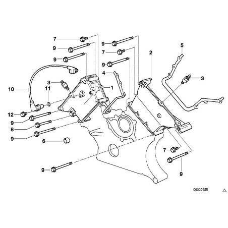 Capteur de position d'arbre à cames - Pièce d'origine BMW 12141742185 Capteur de position d'arbre à cames - Pièce d'origine BMW 12141742185