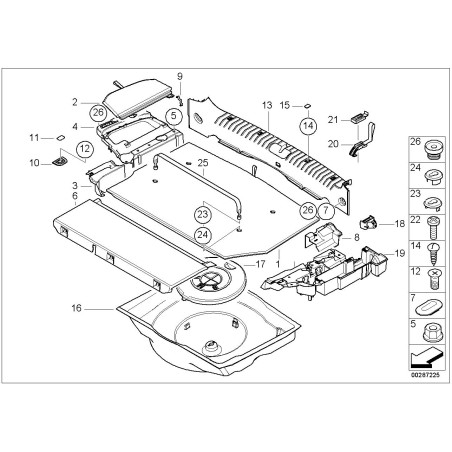 Boucle de chargement - Pièce d'origine BMW 51477008051 Boucle de chargement - Pièce d'origine BMW 51477008051