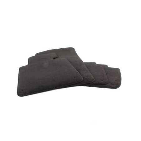 Tapis de sol en velours pour conduite à gauche (LHD) - Ensemble de 4 pièces - Pièce d'origine BMW 51478201222.