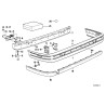 Porte-bagages - Pièce d'origine BMW 51121972229 Porte-bagages - Pièce d'origine BMW 51121972229