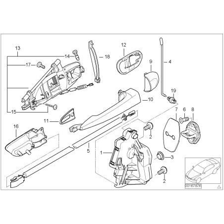 Porte-bagages - Pièce d'origine BMW 51227044841