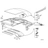 Kit de réparation de corde de tension de couverture "C" - Pièce d'origine BMW 54319068572 Kit de réparation de corde de tension de couverture "C" - Pièce d'origine BMW 54319068572